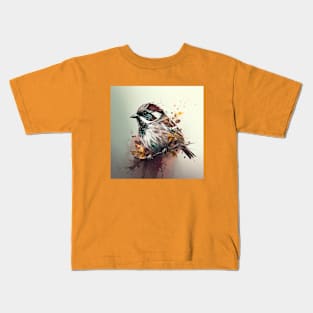 Sparrow Modern Design Kids T-Shirt